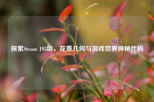 探索Steam 195级,花费几何与游戏世界神秘代码